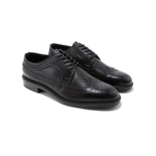 【10月29日(水)発売開始】MENS CLASSIC WING TIP / BLACK SCOTCH GRAIN