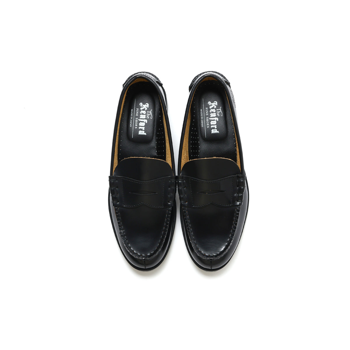 WOMENS COIN LOAFERS / BLACK