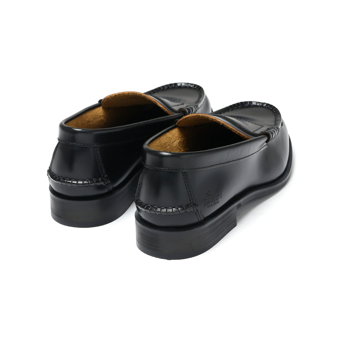 WOMENS COIN LOAFERS / BLACK