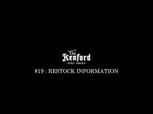 #19 RESTOCK INFORMATION