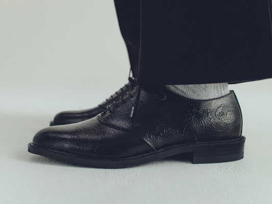 #72 PAISLEY LACE UP SHOES