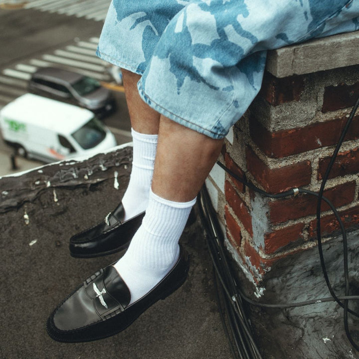 MENS COIN LOAFERS / BLACK
