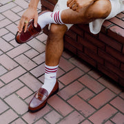 【9月20日（金）10:00 販売開始予定】MENS COMBI LOAFERS / DARK BROWN WINE