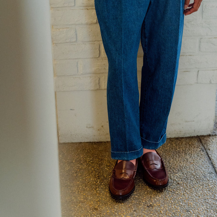 【9月20日（金）10:00 販売開始予定】MENS COMBI LOAFERS / DARK BROWN WINE