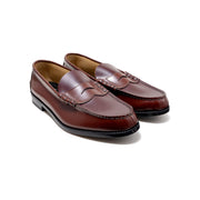 MENS COMBI LOAFERS / DARK BROWN WINE