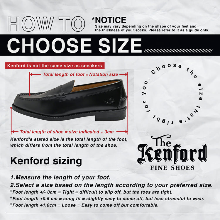 THE KENFORD FINESHOES（ケンフォード ファインシューズ）の公式通販 MENS TANK SOLE LOAFERS/BLACK  タンクソールローファー/ブラック