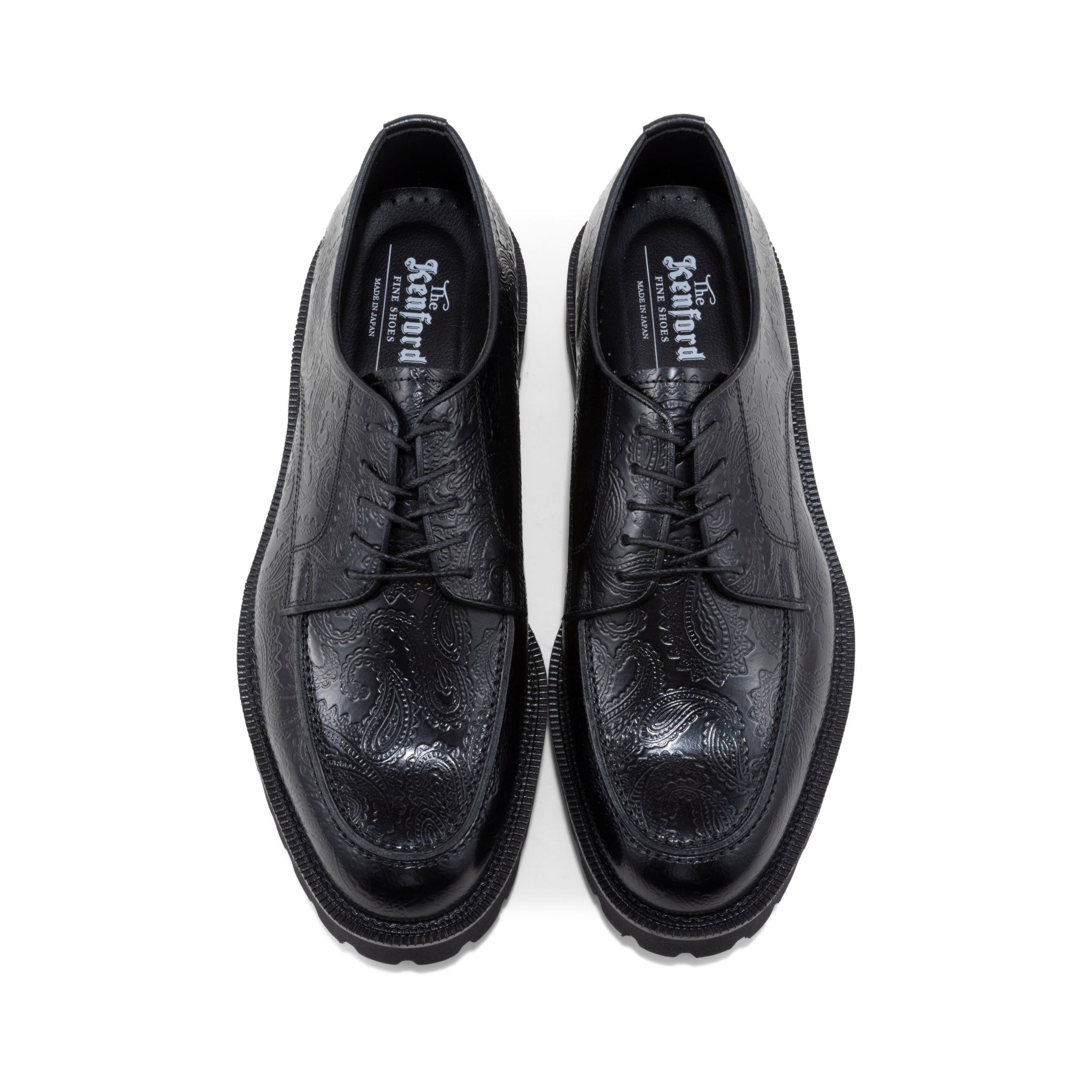 MENS NEW CLASSIC U-TIP / BLACK PAISLEY - Uチップレースアップ MENS NEW CLASSIC U-TIP / BLACK PAISLEY - Uチップレースアップ