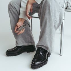 MENS NEW CLASSIC PLAIN TOE / BLACK