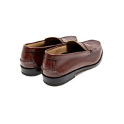 MENS COMBI LOAFERS / DARK BROWN WINE