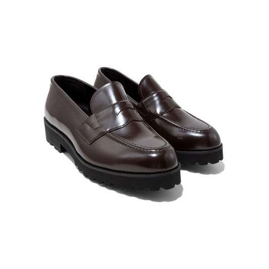 KENFORD MENS TANK SOLE LOAFERS / WINE