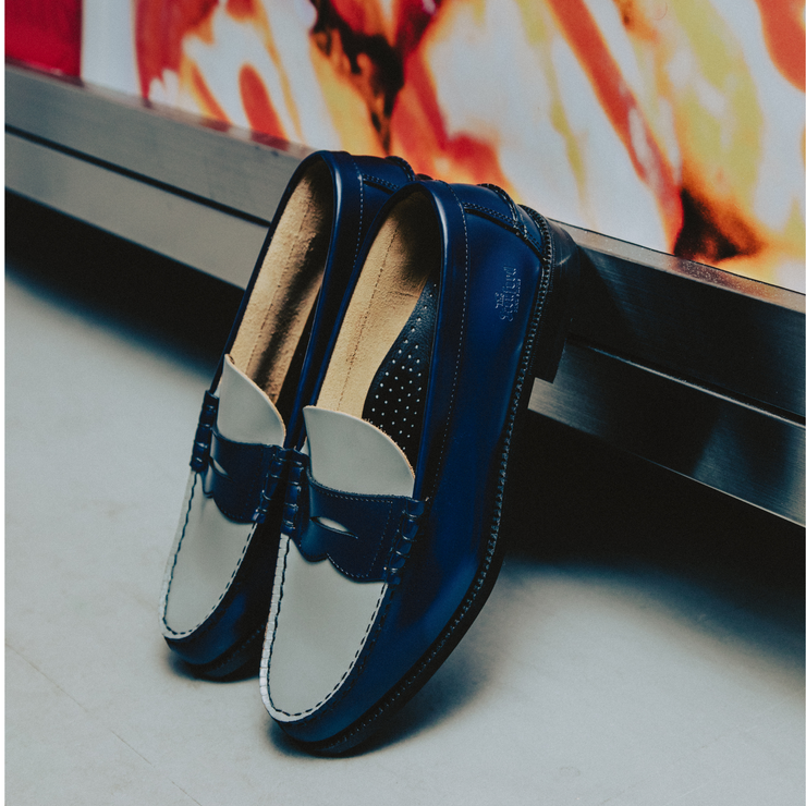 【11/27(水) 12:00 発売開始】MENS  COMBI LOAFERS / NAVY GRAY