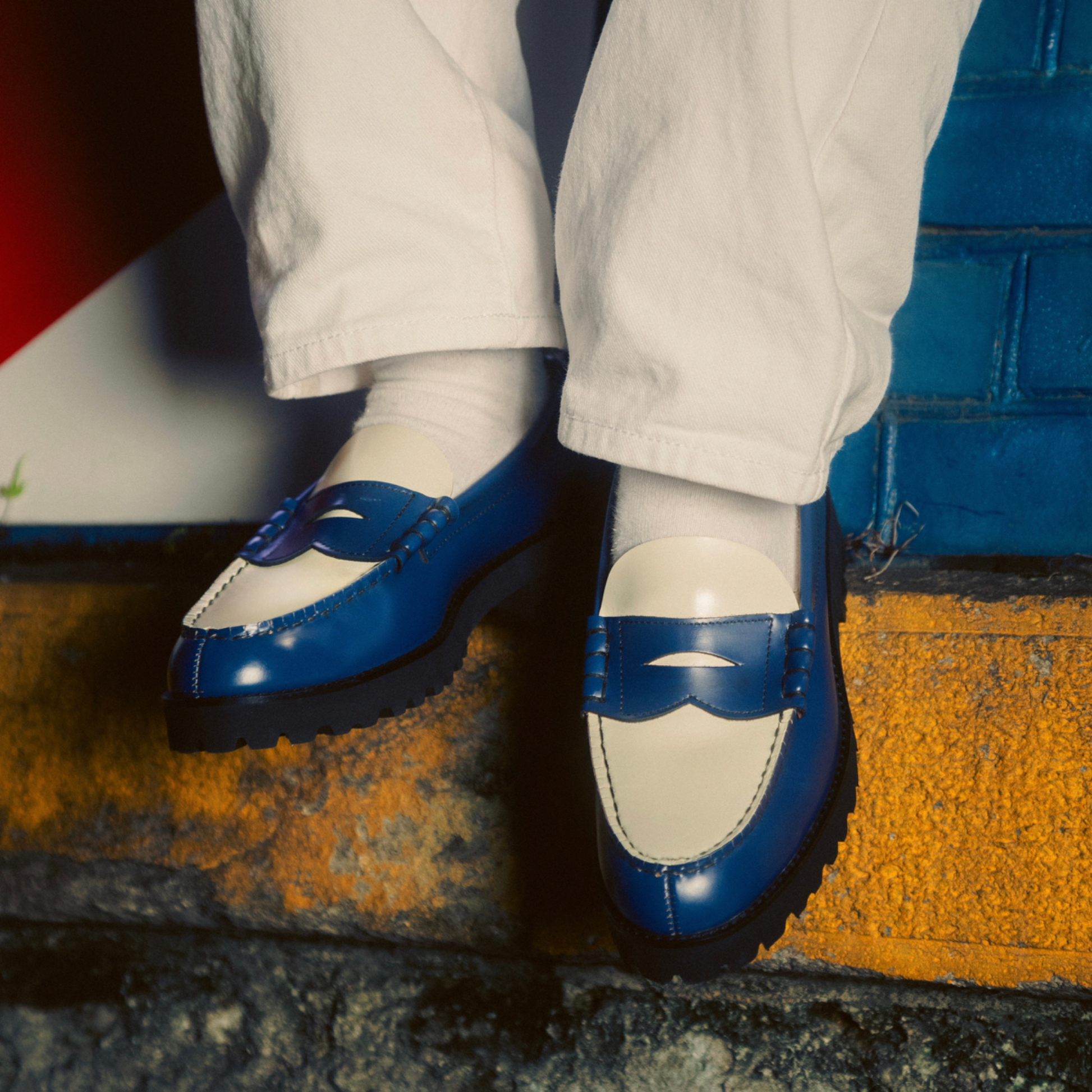 The Kenford 紺白ローファー24 The Kenford 紺白ローファー24 THE The Kenford 紺白ローファー24 The Kenford 紺白ローファー24 THE