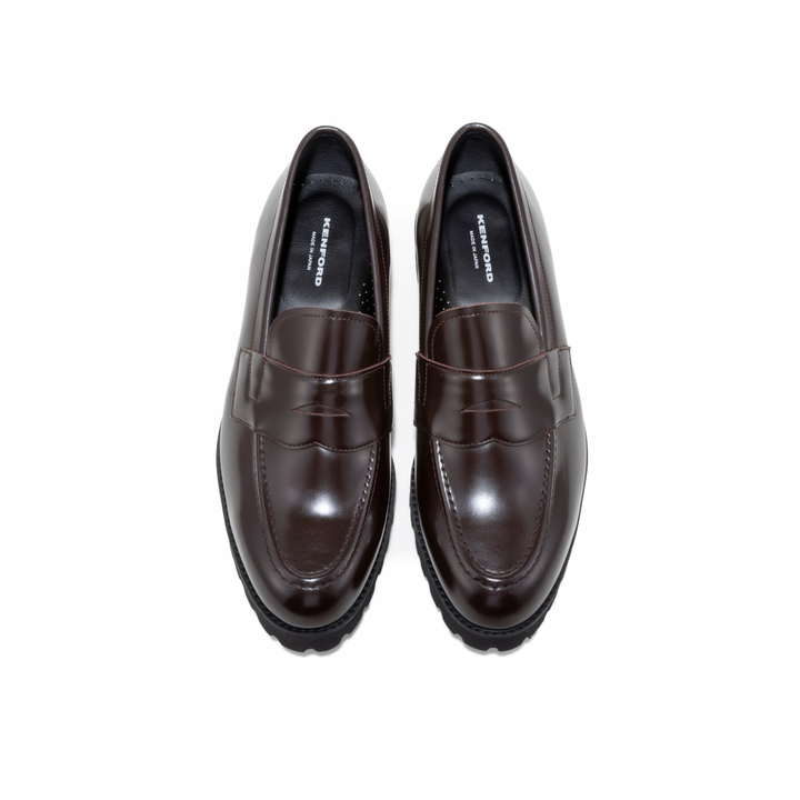 KENFORD MENS TANK SOLE LOAFERS/BLACK