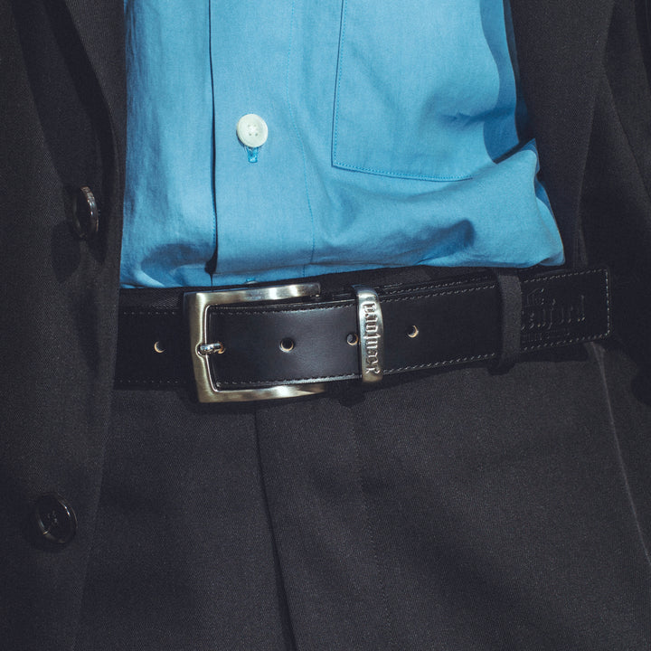 LEATHER BELT / BLACK