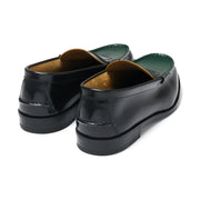 MENS COMBI LOAFERS / BLACK GREEN