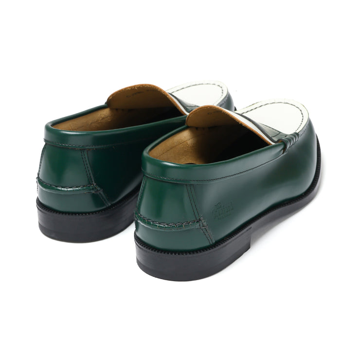 Kenford combi loafers/green white了解です全て済ませました
