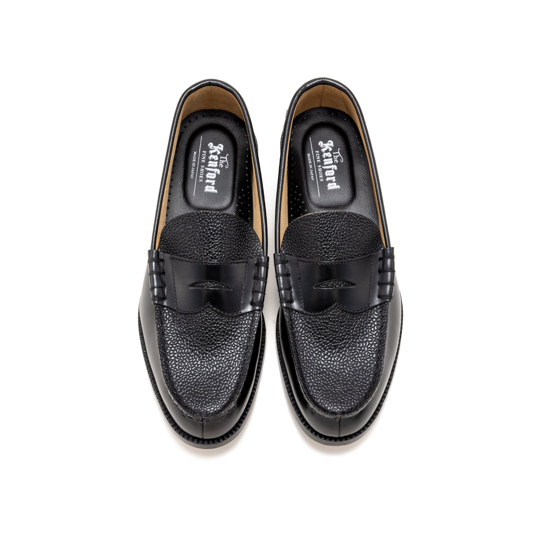 THE KENFORD FINESHOES（ケンフォード ファインシューズ）の公式通販 MENS EMBOSSED LOAFERS/BLACK  SCOTCH GRAIN エンボスローファー/ブラックスコッチグレイン