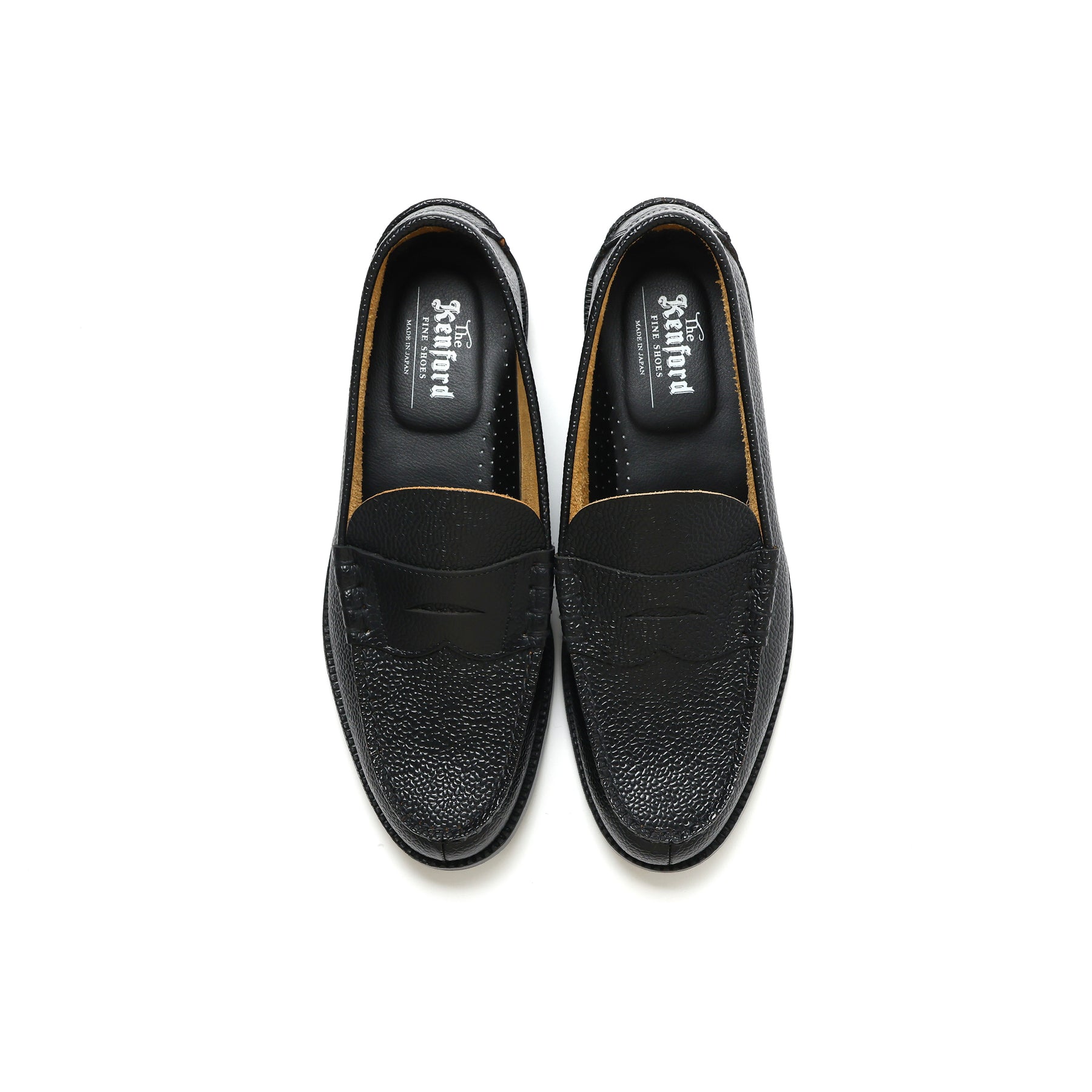 THE KENFORD FINESHOES Official Order MENS EMBOSSED SCOTCH Embossed Loafer/Black Scotch Grain