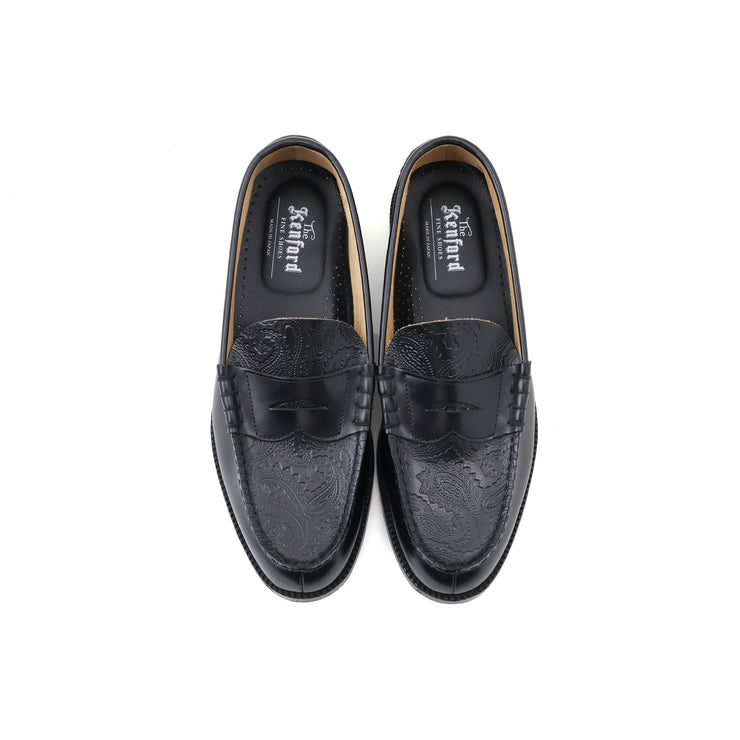 TheKenfo新品未使用The Kenford fineshoes Black Paisley