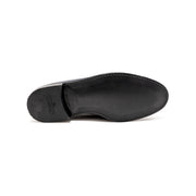MENS EMBOSSED LOAFERS / BLACK GREEN PAISLEY