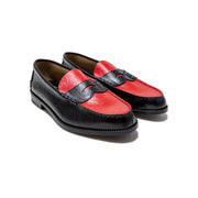 [On sale from 12:00 on Wednesday, January 29th] MENS / EMBOSSED LOAFERS / BLACK RED