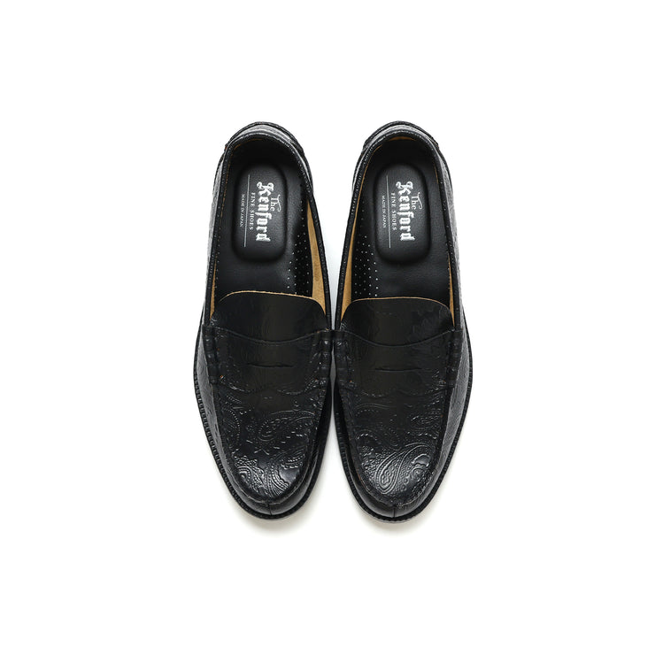 TheKenfo新品未使用The Kenford fineshoes Black Paisley
