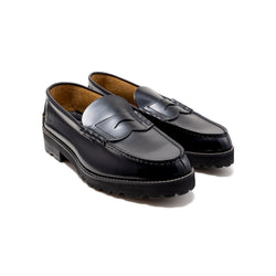 MENS TANK SOLE LOAFERS / BLACK