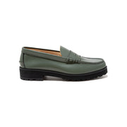 【8月29日（金）11:00~ AVIREX SHIBUYAにて先行発売開始】MENS TANK SOLE LOAFERS "ICON of FLIGHT" / SAGE NYLON EMBOSSED