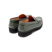 【8月29日（金）11:00~ AVIREX SHIBUYAにて先行発売開始】MENS TANK SOLE LOAFERS "ICON of FLIGHT" / SAGE NYLON EMBOSSED