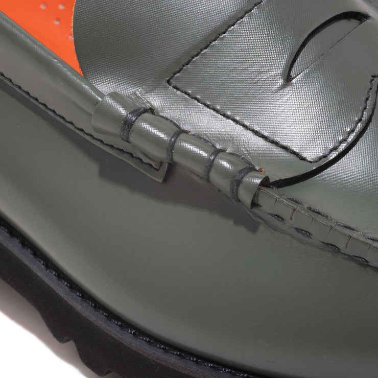 【8月29日（金）11:00~ AVIREX SHIBUYAにて先行発売開始】MENS TANK SOLE LOAFERS "ICON of FLIGHT" / SAGE NYLON EMBOSSED