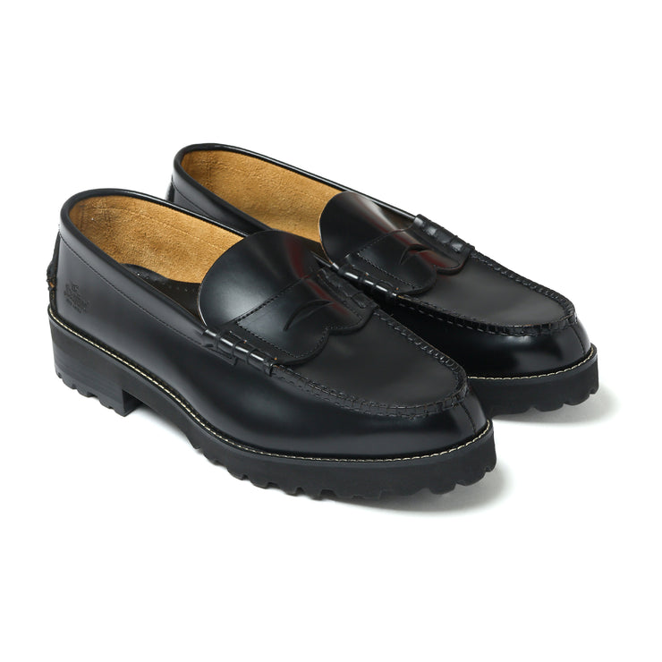 MENS TANK SOLE LOAFERS / BLACK