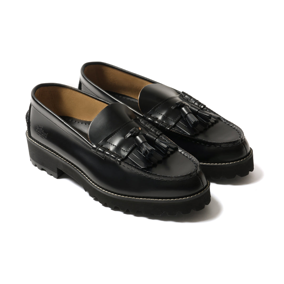 THE KENFORD FINESHOES（ケンフォード ファインシューズ）の公式通販 MENS TANK SOLE KILT TASSEL  LOAFERS/BLACK タンクソールキルトタッセルローファー/ブラック