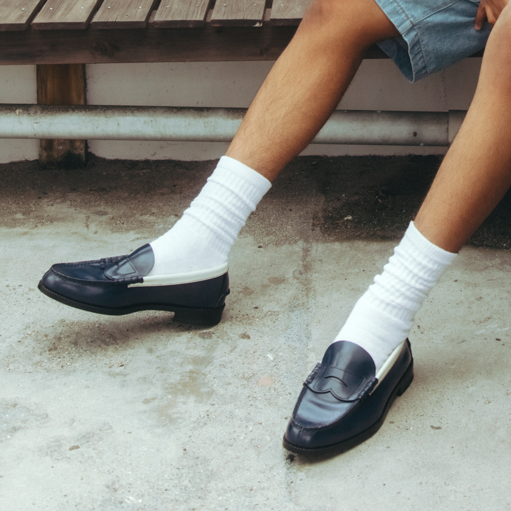 KENFORD ネイビー ホワイト ローファー THE KENFORD FINESHOES(ケンフォード ファインシューズ)の公式通販