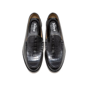 【1月2日（木）発売】MENS EMBOSSED LOAFERS / BLACK CROCODILE COMBI