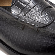 【1月2日（木）発売】MENS EMBOSSED LOAFERS / BLACK CROCODILE COMBI