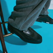 【1月2日（木）発売】MENS EMBOSSED LOAFERS / BLACK CROCODILE COMBI