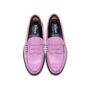 MENS EMBOSSED LOAFERS / PINK LIZARD