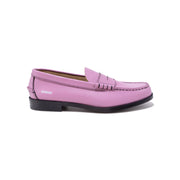 MENS EMBOSSED LOAFERS / PINK LIZARD