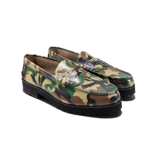 MENS TANK SOLE LOAFERS / WOODLAND CAMO