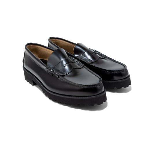 MENS TANK SOLE LOAFERS / BLACK