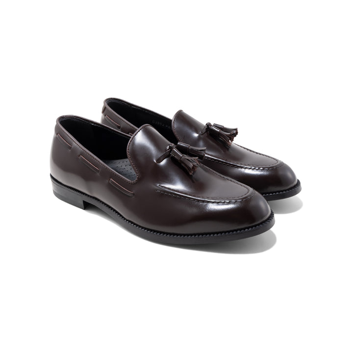 KENFORD MENS TASSEL LOAFERS / WINE