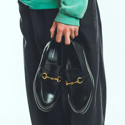 KENFORD MENS BIT LOAFERS / BLACK