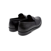 KENFORD MENS EMBOSSED LOAFERS / BLACK PAISLEY