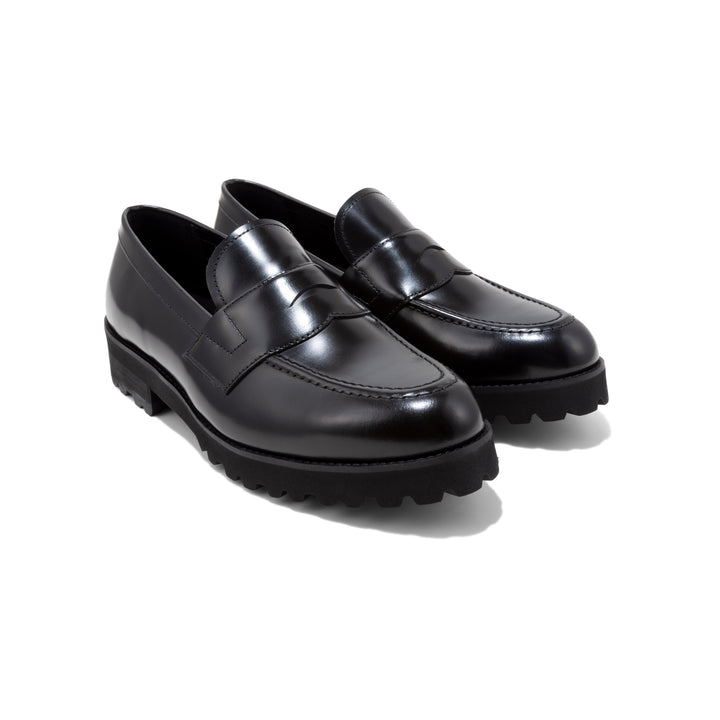 KENFORD MENS TANK SOLE LOAFERS/BLACK