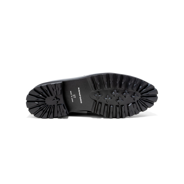 KENFORD MENS TANK SOLE LOAFERS / BLACK