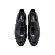 【8월 20일(수) 12:00 발매 개시】KENFORD MENS TANK SOLE LOAFERS / BLACK PAISLEY