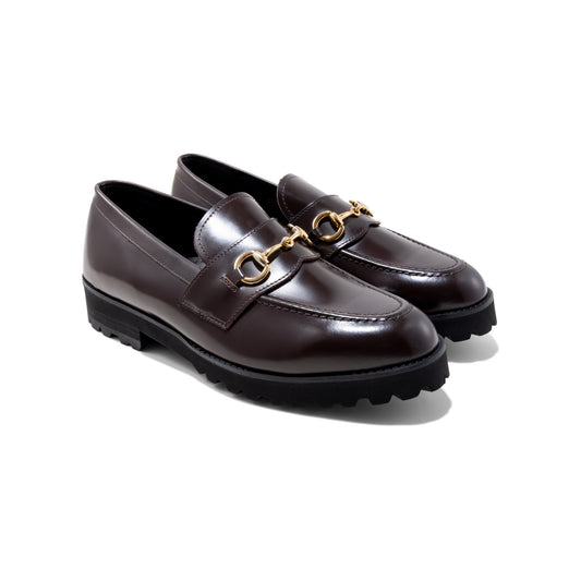 KENFORD MENS TANK SOLE BIT LOAFERS / WINE