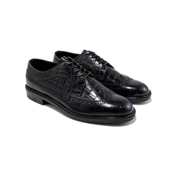 【2月21日(土) 12:00- 発売予定】MENS CLASSIC WING TIP / BLACK CROCODILE