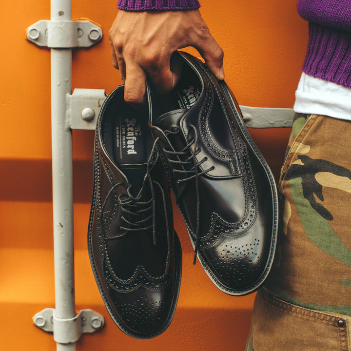 MENS CLASSIC WING TIP / BLACK