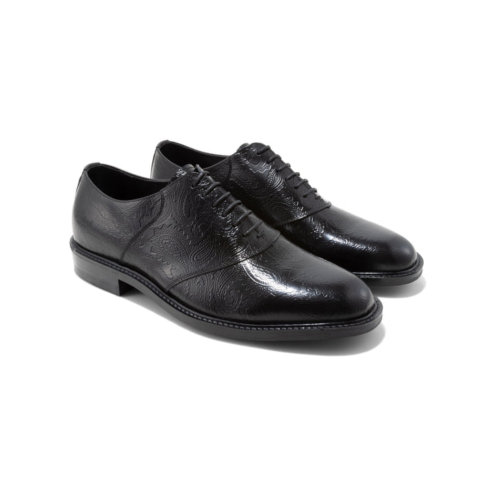 MENS CLASSIC SADDLE / BLACK PAISLEY